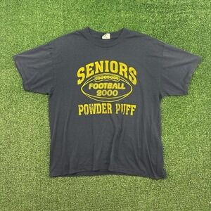 Vintage Seniors Football 2000 "Powder Puff" tee